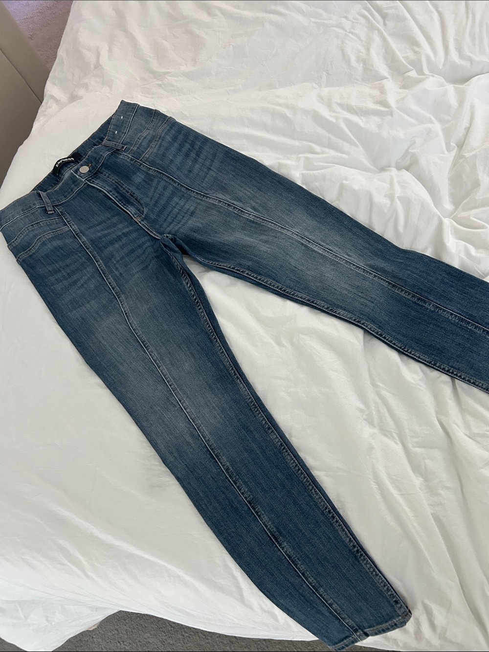 Dark Wash Straight Leg Jeans